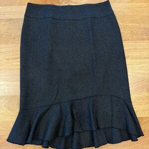 Express Dark Grey Pencil Skirt